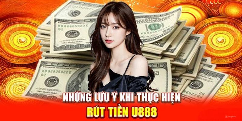 Chú ý quan trọng giúp quá trình rút tiền U888 diễn ra thuận lợi